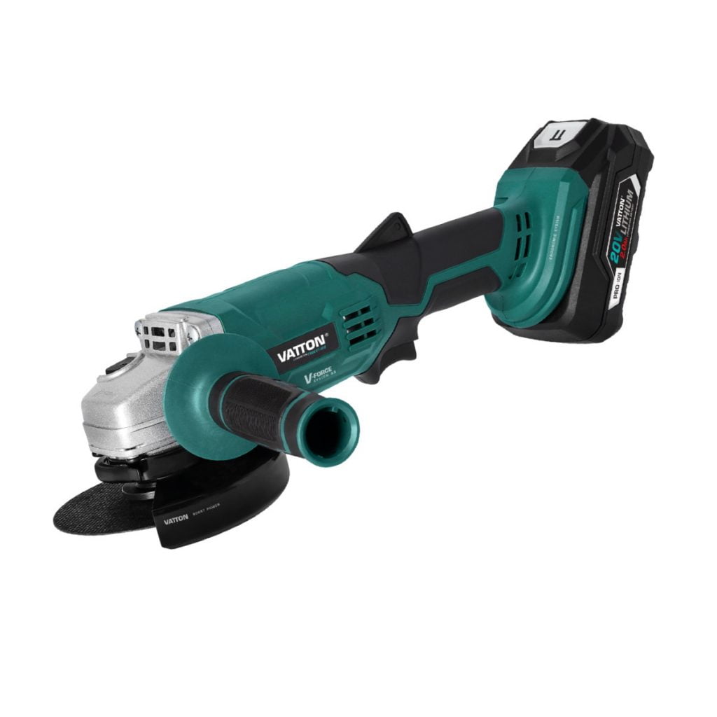 AMOLADORA VATTON BATERÍA 2.0Ah 115MM 20V