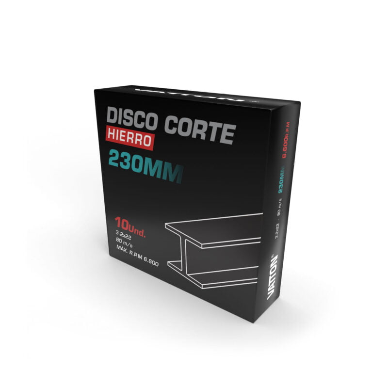 DISCO CORTAR HIERRO VATTON 230X3.2X22 MM - Imagen 2
