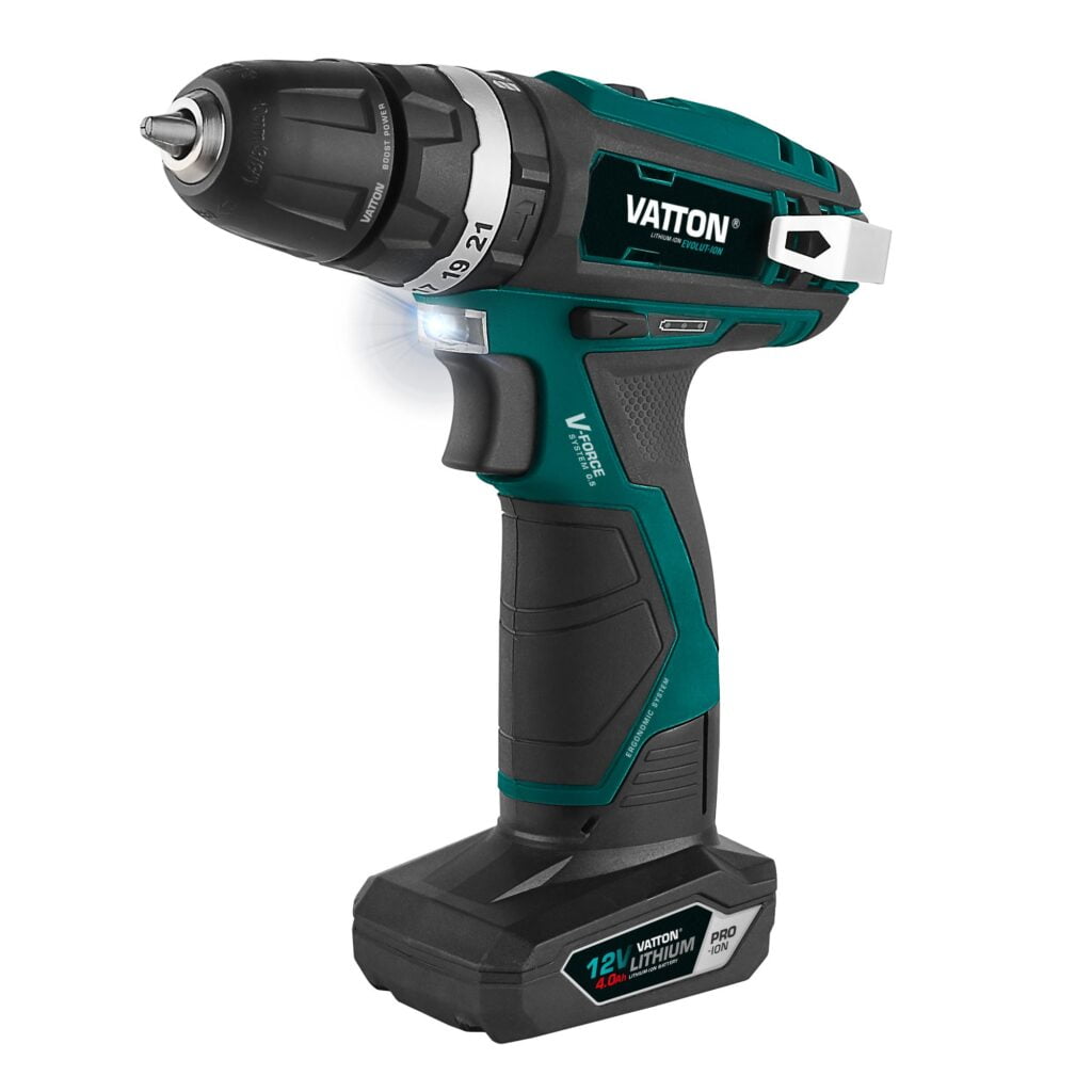 TALADRO PERCUTOR VATTON 12V. 1 BATERÍA 4.0Ah