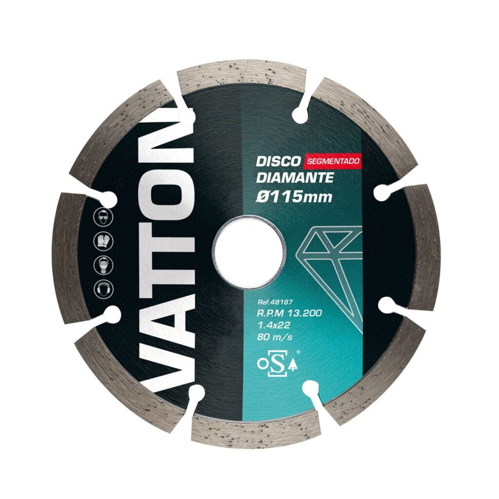 DISCO VATTON OSA DIAMANTE SEGMENTADO 115MM