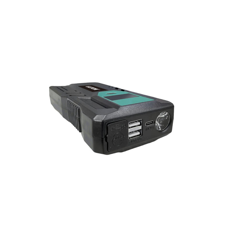 Puertos USB y salida 12V del Arrancador + cargador Vatton 12000mAh portátil con función de power bank