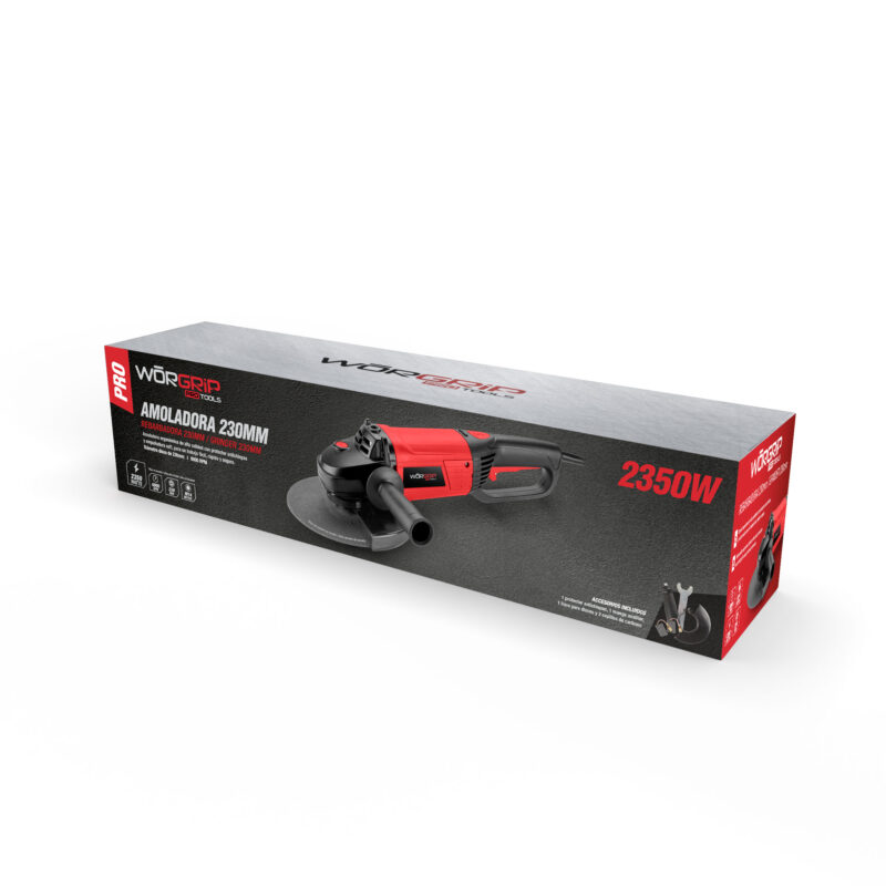 AMOLADORA VATTON 230MM 2400W - Imagen 2